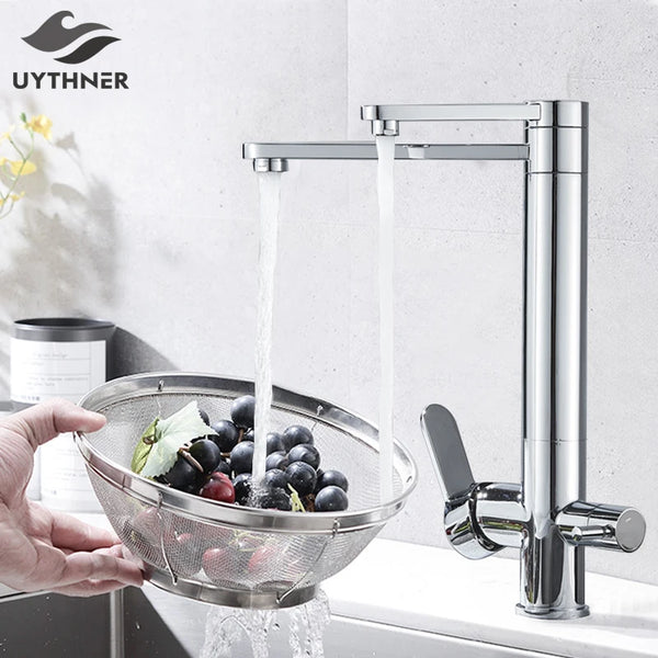 Waterfilter taps kitchen faucets Dual Handle
