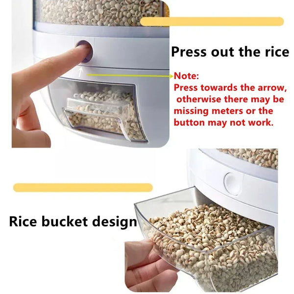Pet Rice Grain Dispenser